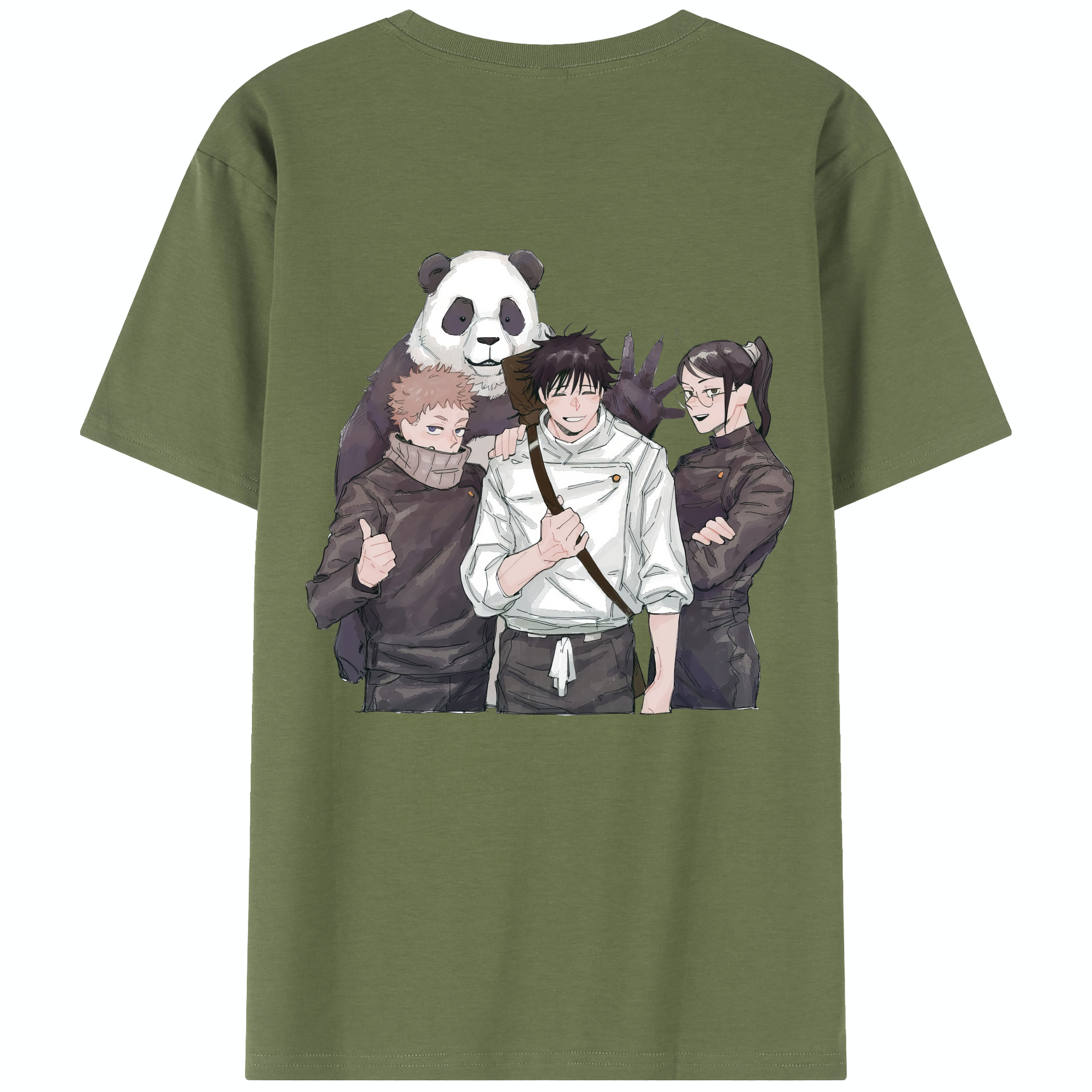 （画像用） 呪術廻戦 Jujutsu Kaisen 綿100％半袖Tシャツ（背面プリント）
